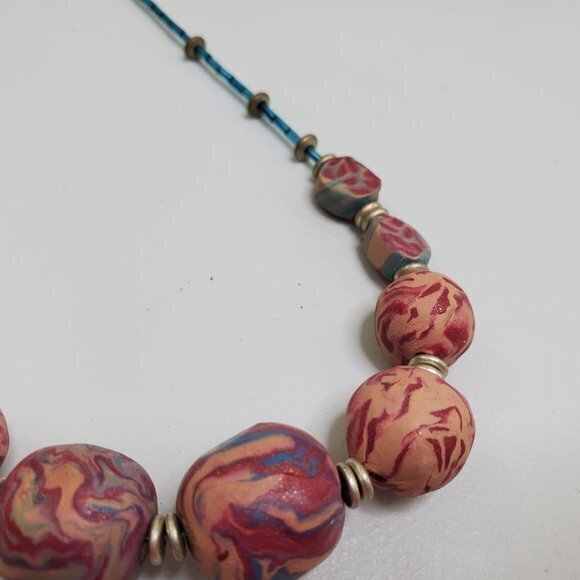 Sunwest Silver Co Necklace 925‎ Sterling Silver Blu - Picture 3 of 10